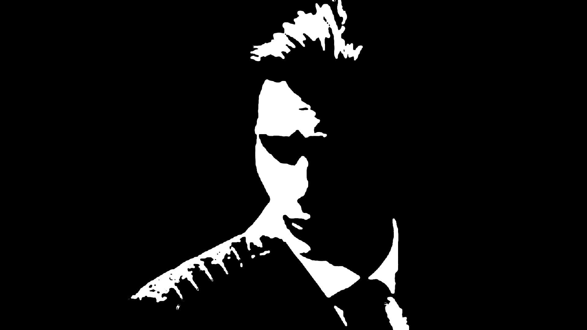 Iconic Movie Character Silhouette Background