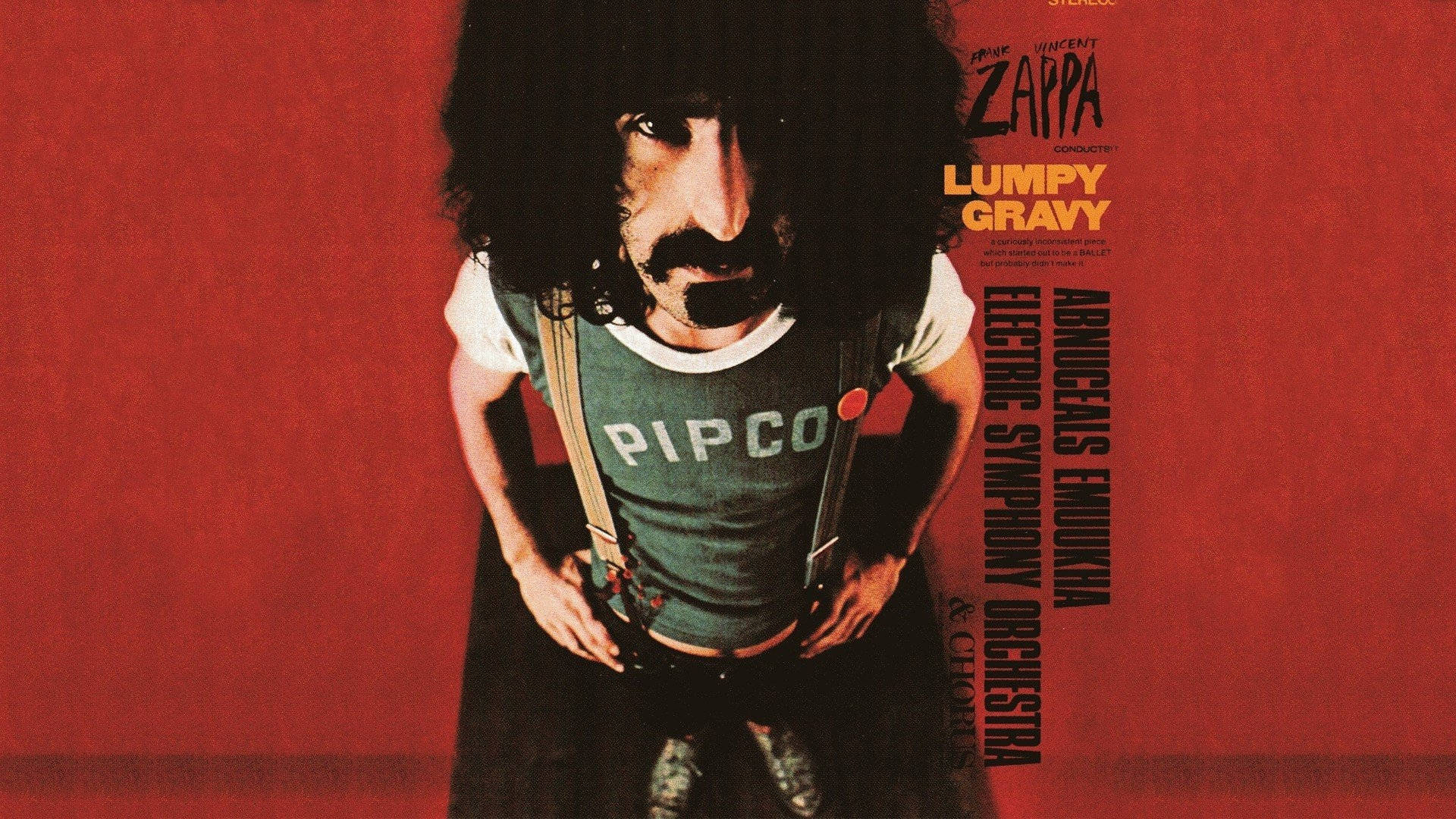 Iconic Musician - Frank Zappa In The Studio Background