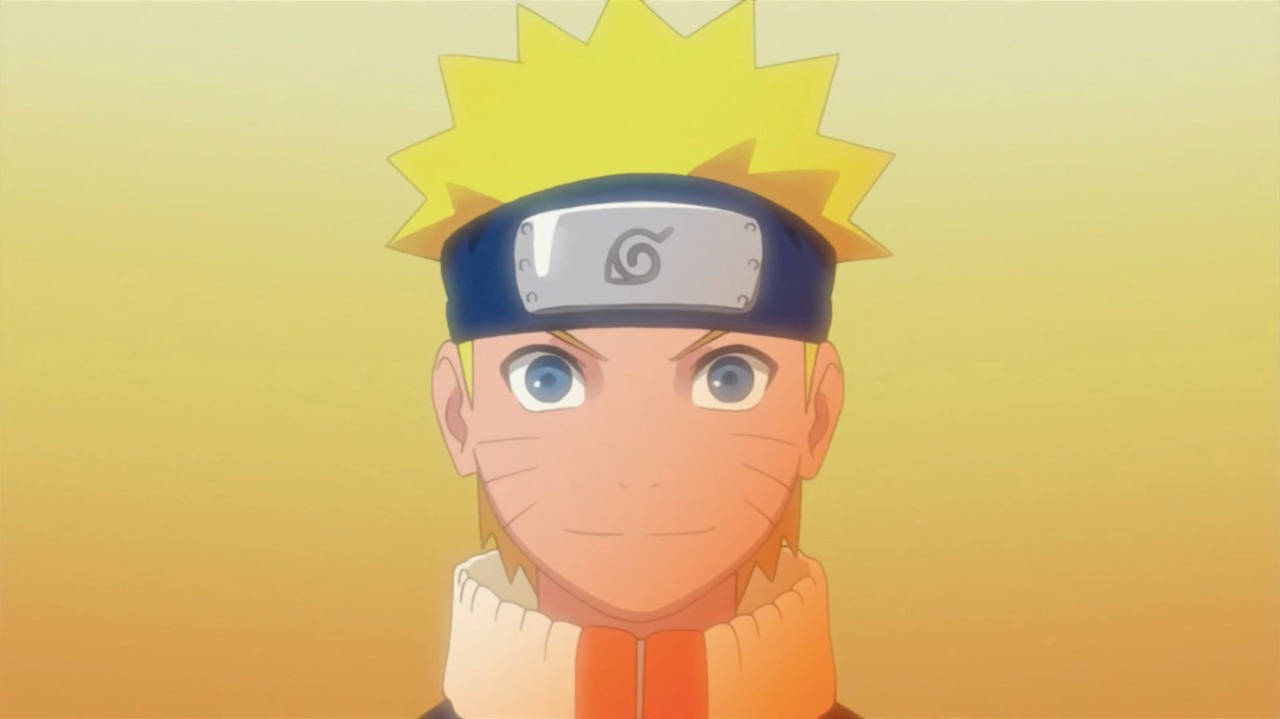 Iconic Naruto Smile Background