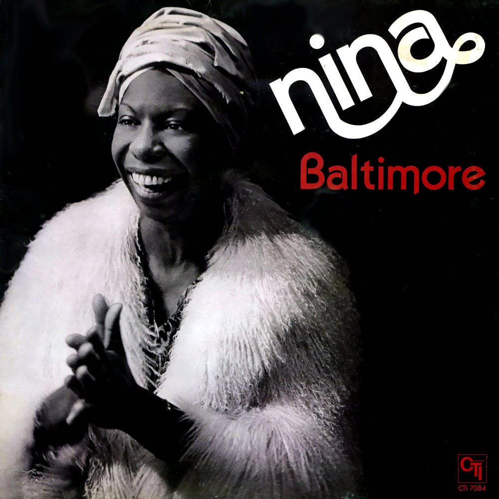 Iconic Nina Simone Baltimore Album Artwork