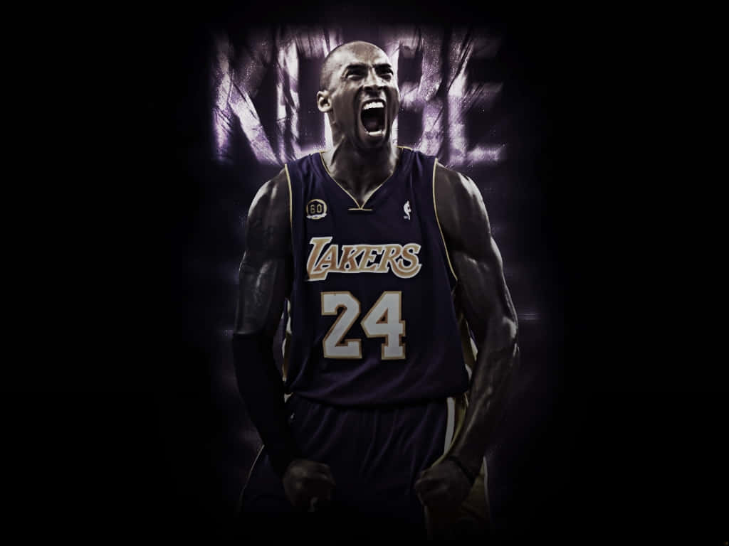 Iconic Numbers - Kobe Bryant's 24 Logo Background