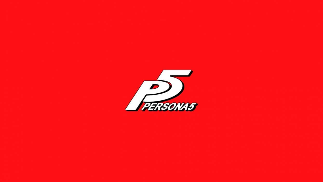 Iconic Phan-site Logo From The Popular Game Series, Persona 5 Background