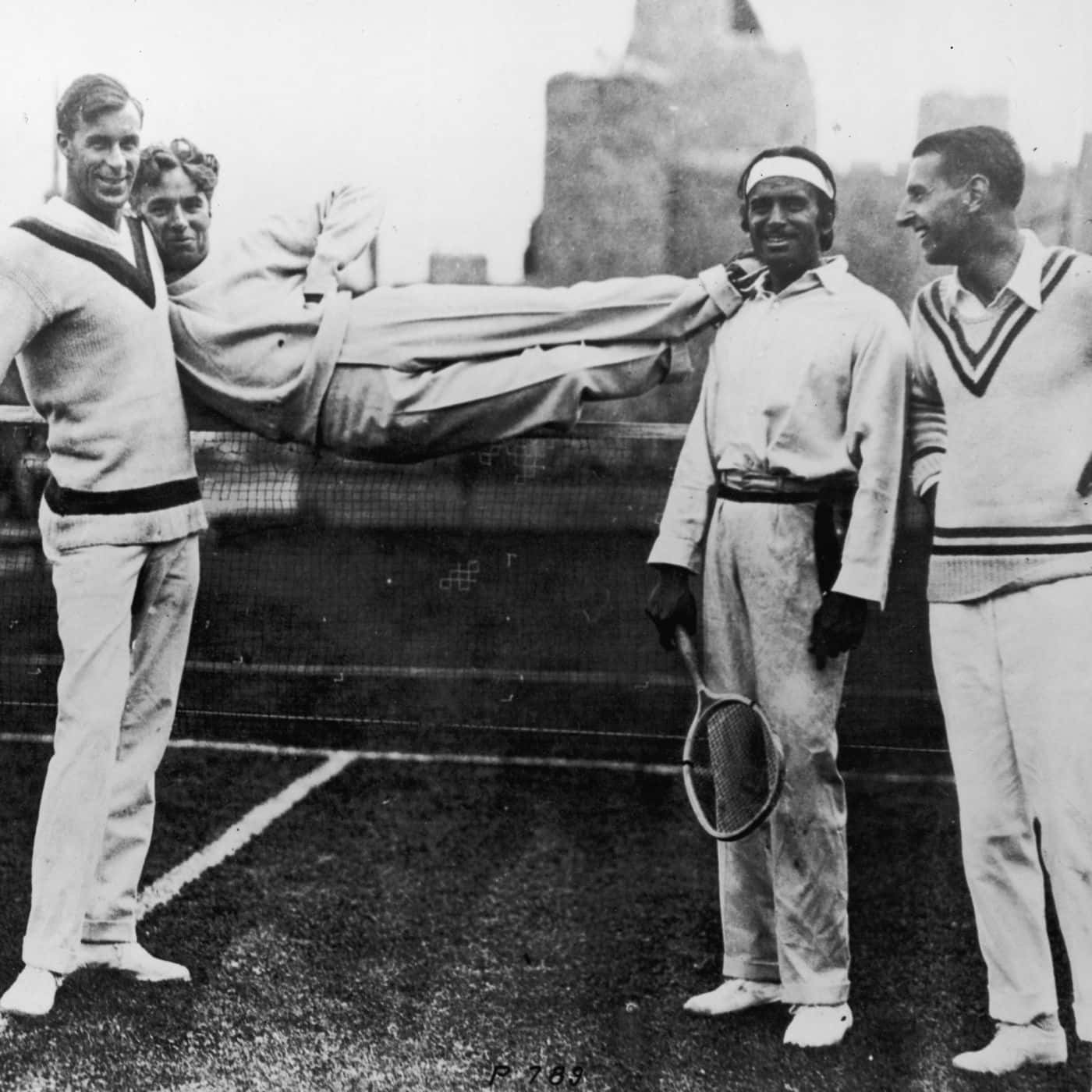 Iconic Portrait Of Bill Tilden Background