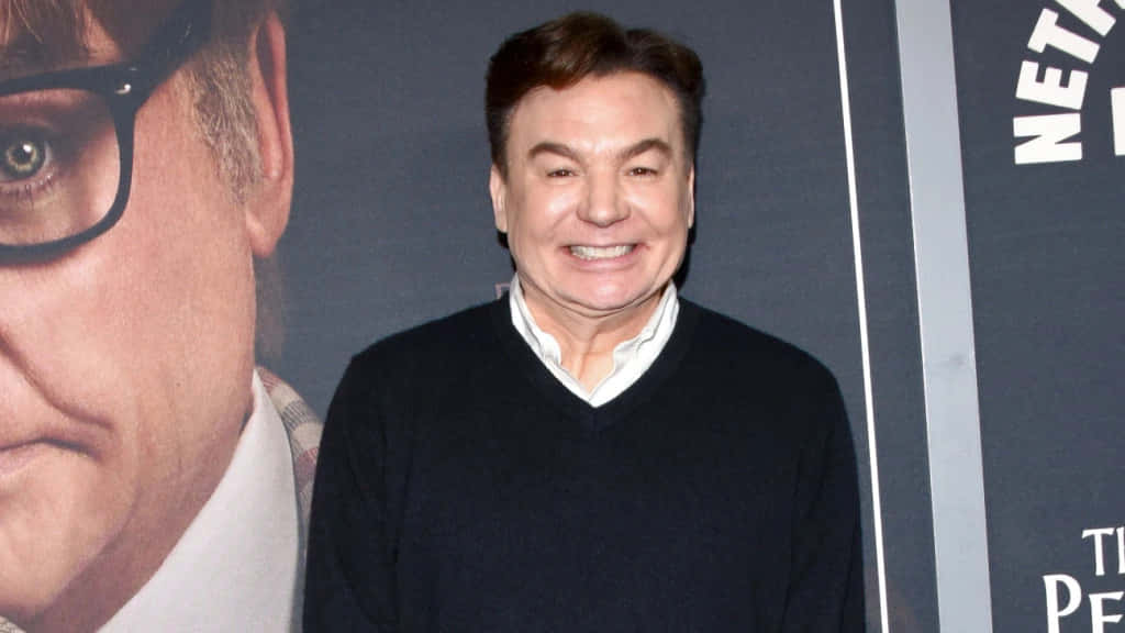 Iconic Portrait Of Renowned Actor Mike Myers Background