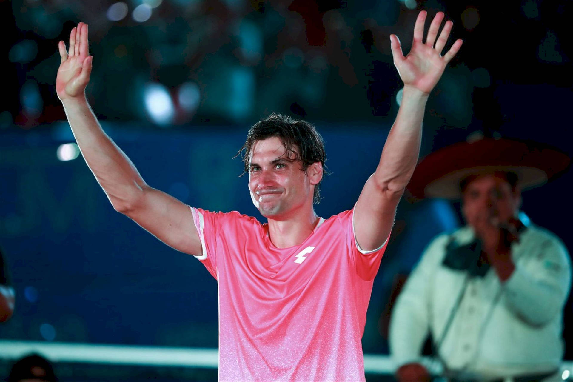 Iconic Post-game Acknowledgment By David Ferrer