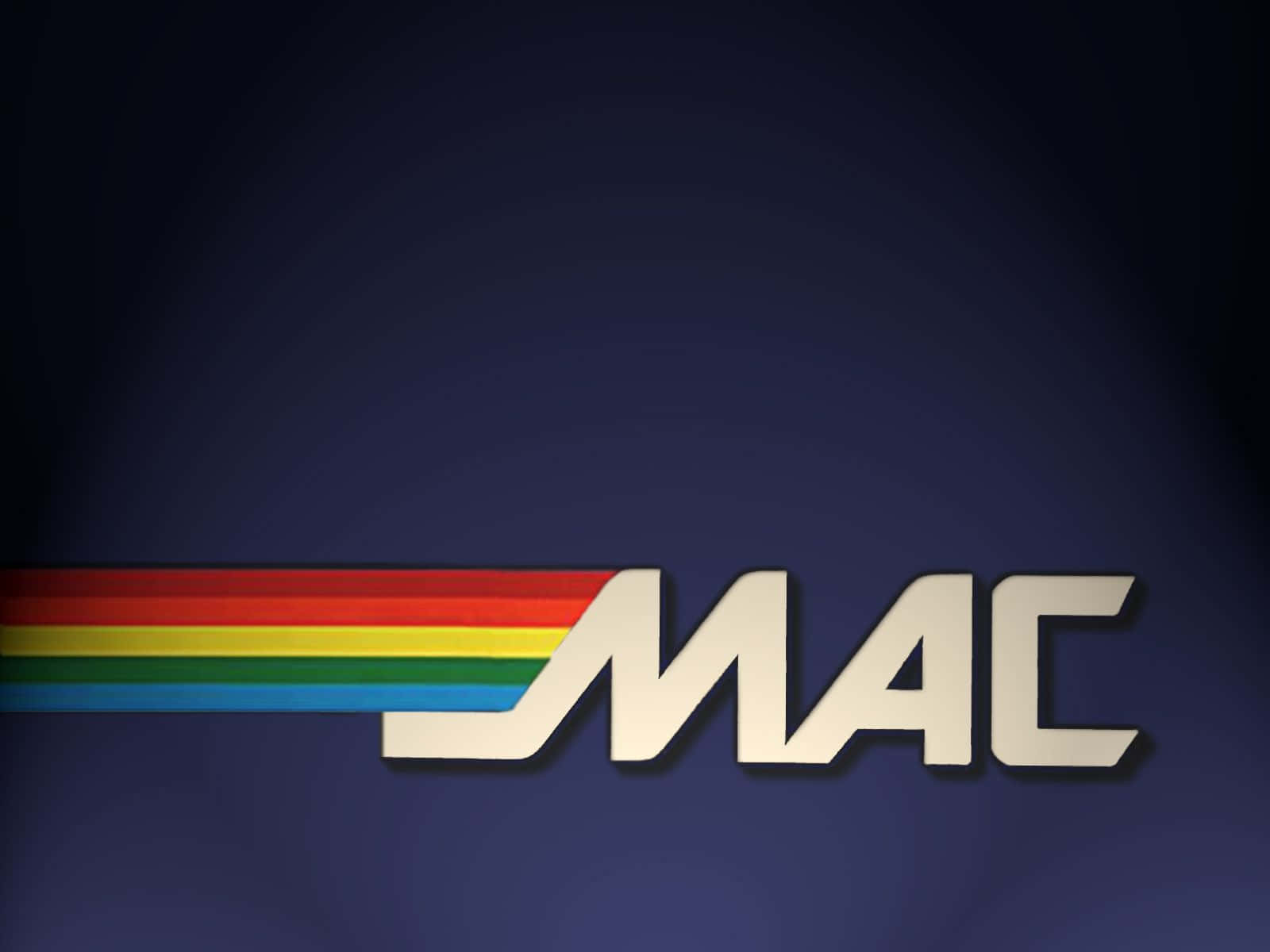 Iconic Retro Apple Logo Background