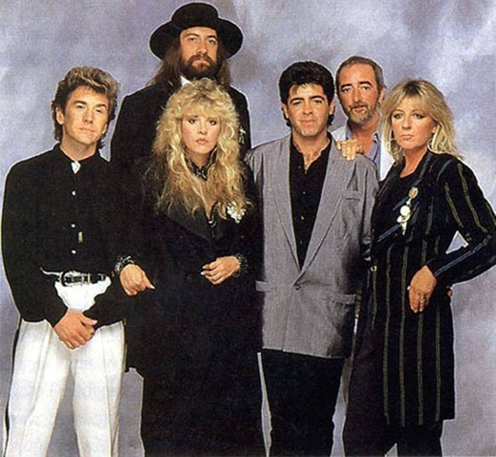 Iconic Rock Band Fleetwood Mac Posing Together