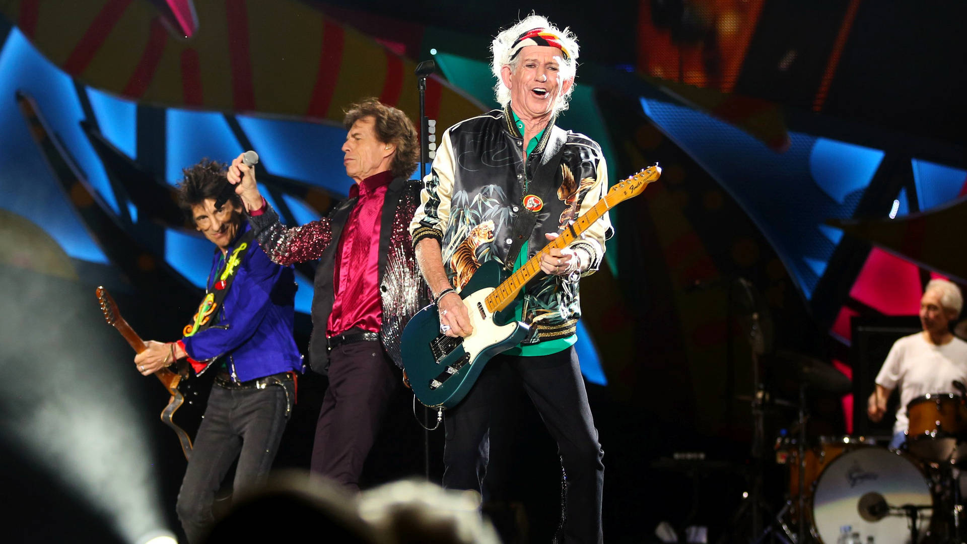 Iconic Rolling Stones In Concert