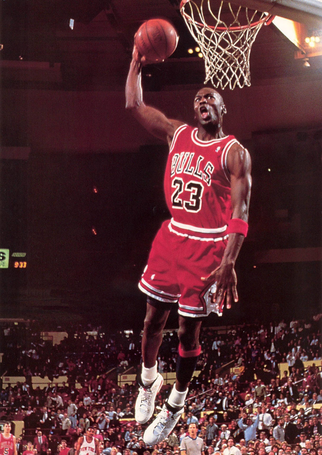 Iconic Shot Of Michael Jordan Hd Background