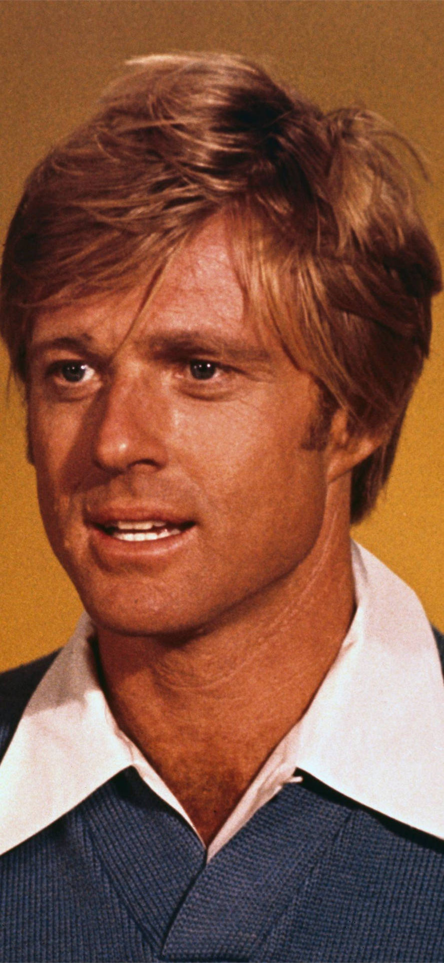 Iconic Shot Of Oscar-winning Actor, Robert Redford Background