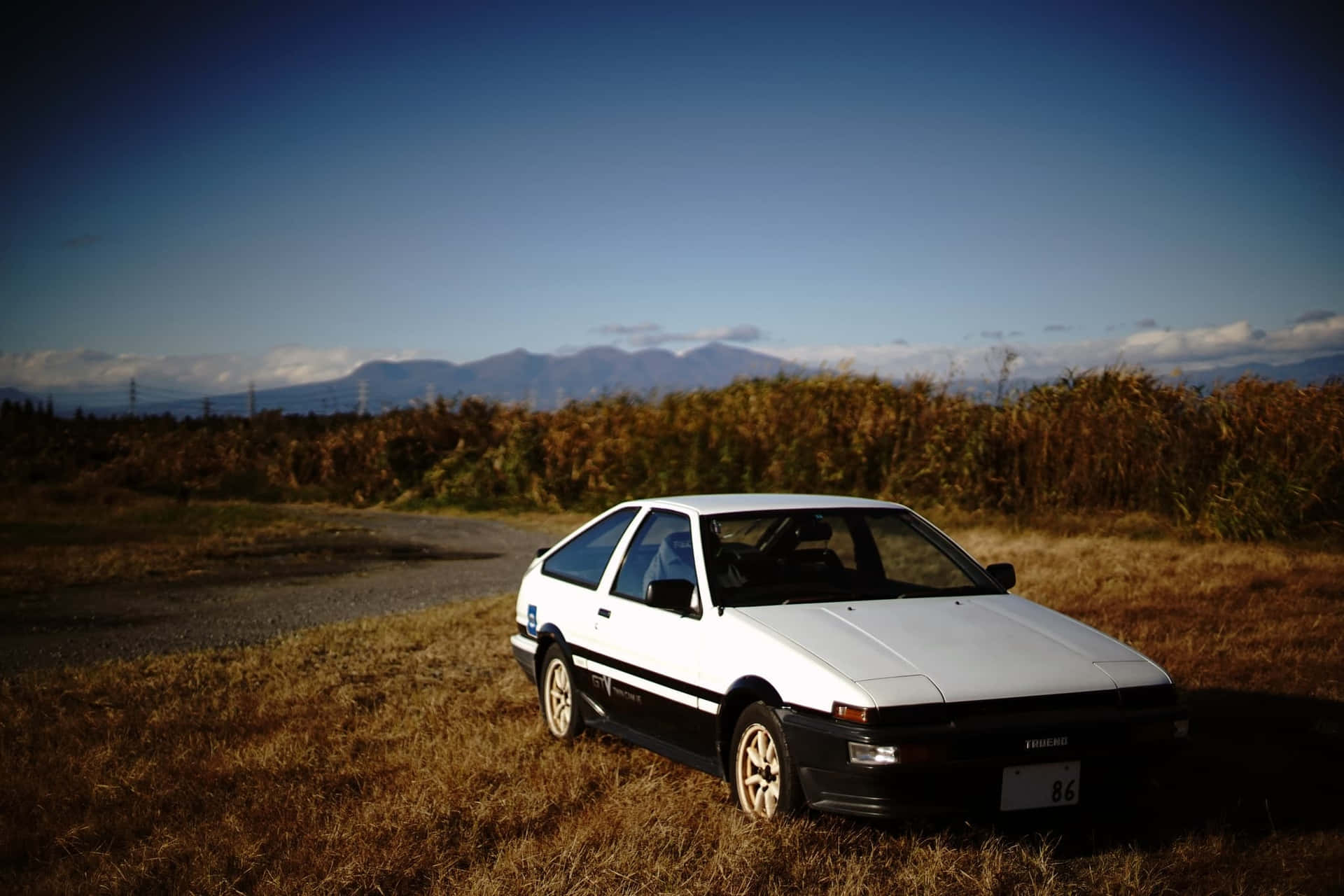 Iconic Toyota Sprinter Trueno Ae86 Background