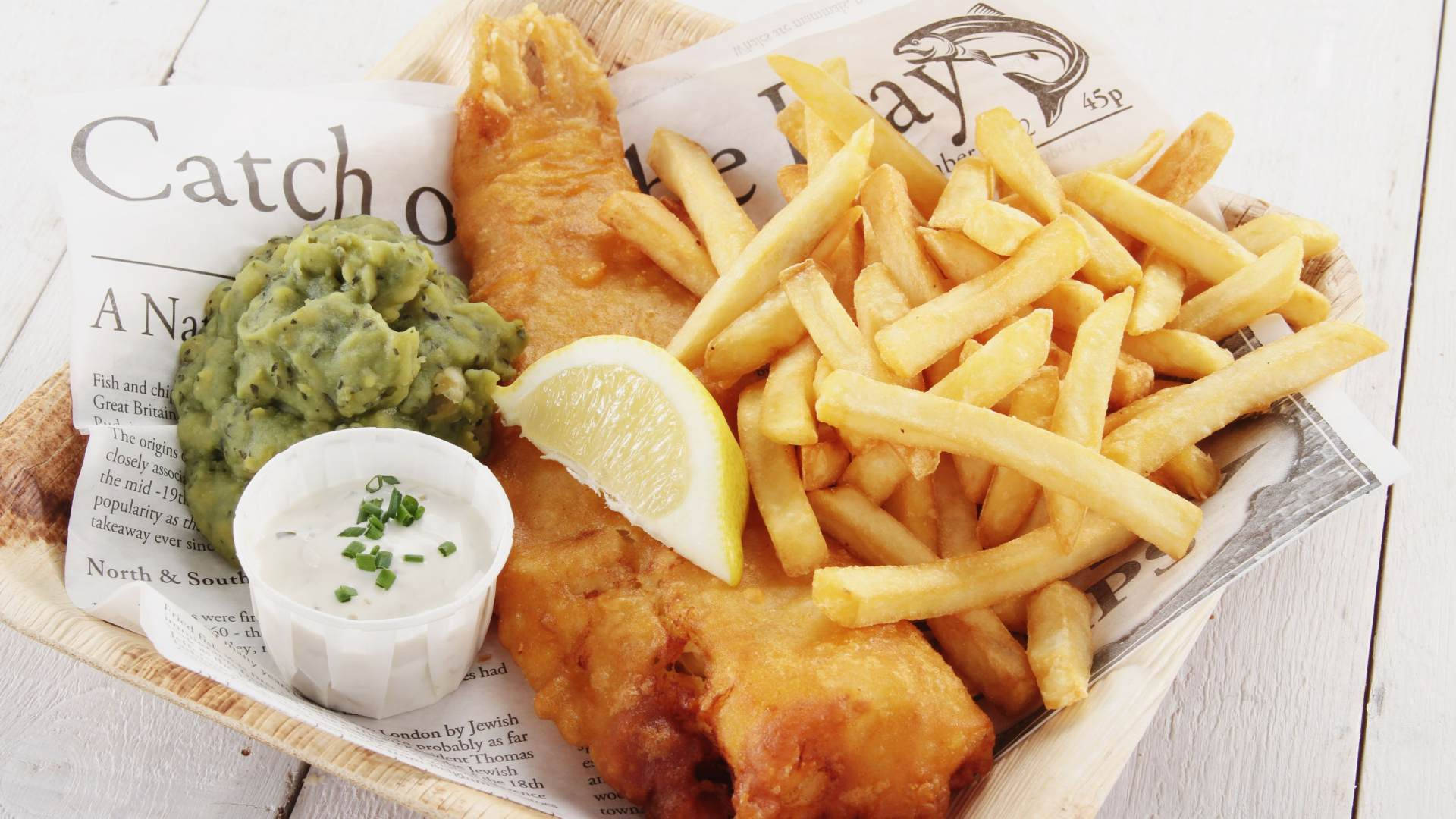 Iconic Uk Food Fish And Chips