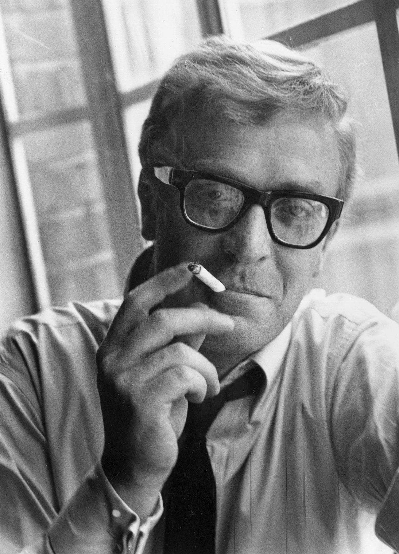 Iconic Vintage Portrait Of Sir Michael Caine Background