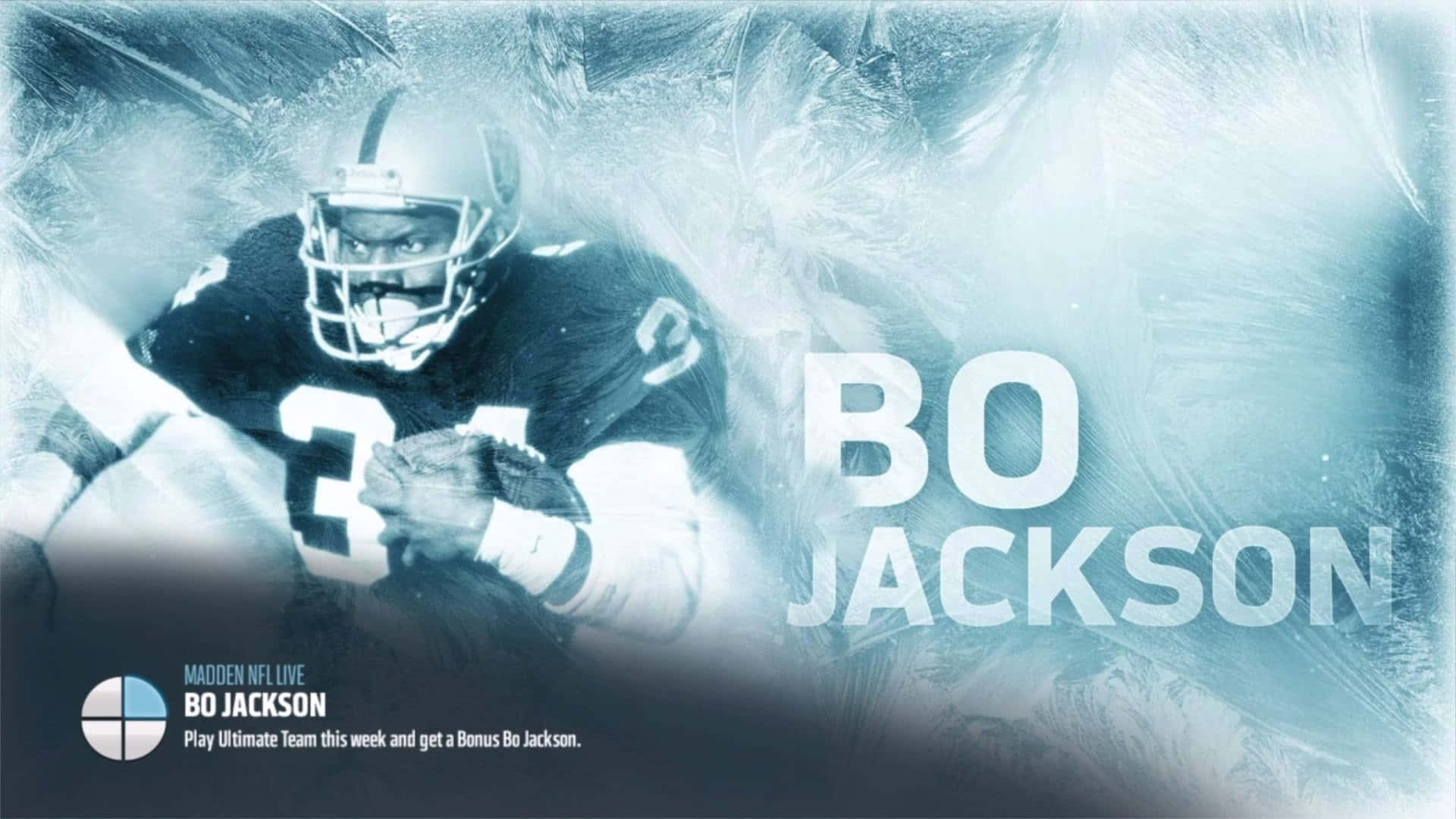 Icy Blue Bo Jackson Background