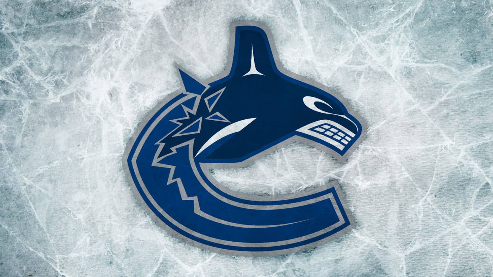 Icy Vancouver Canucks Background
