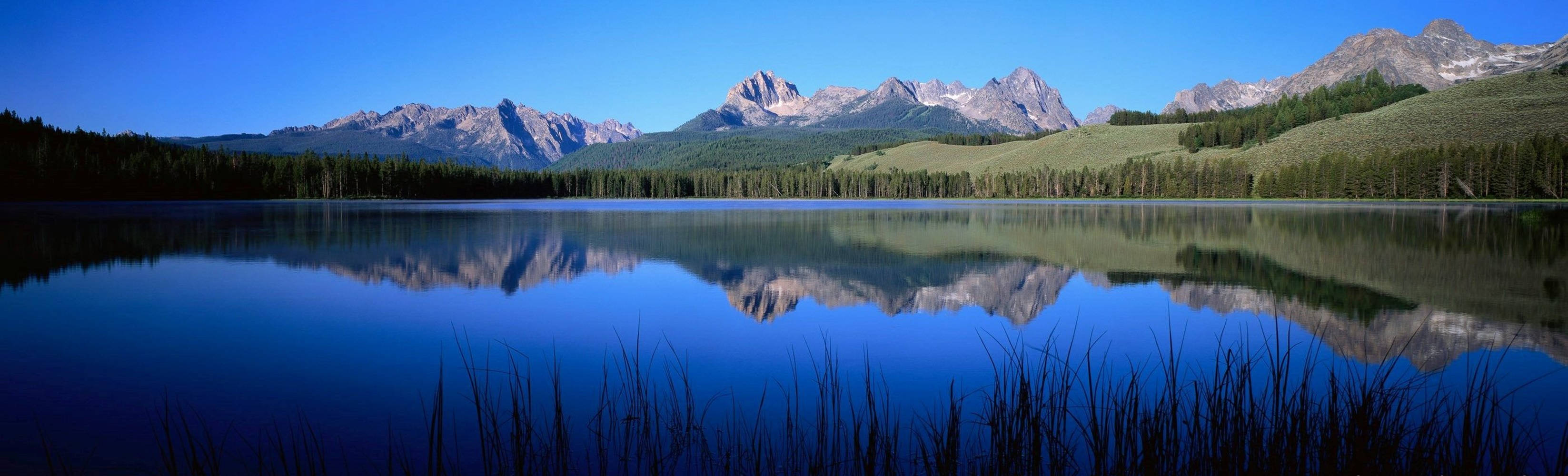 Idaho Little Red Fish Lake For Monitor Background