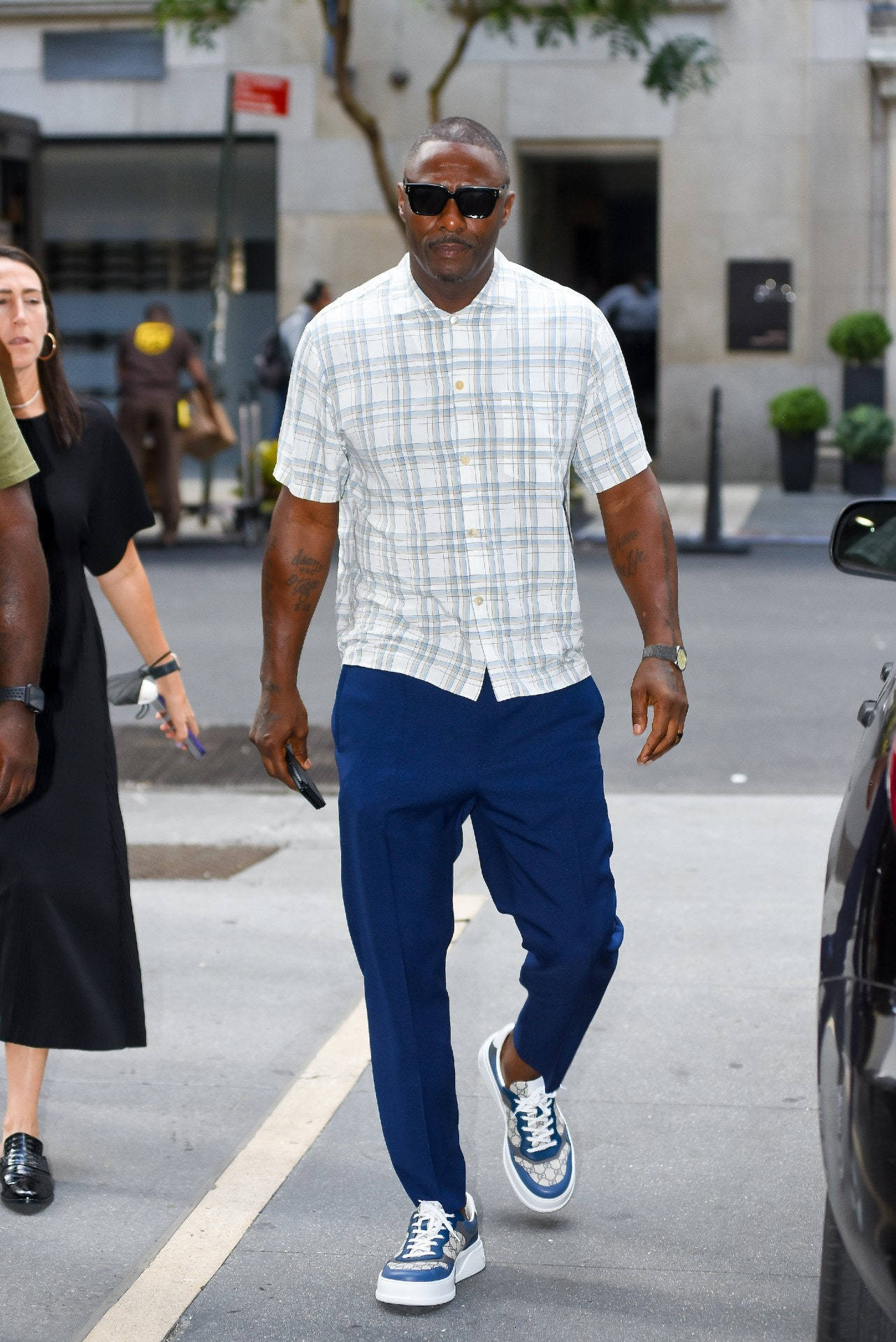 Idris Elba In Manhattan New York