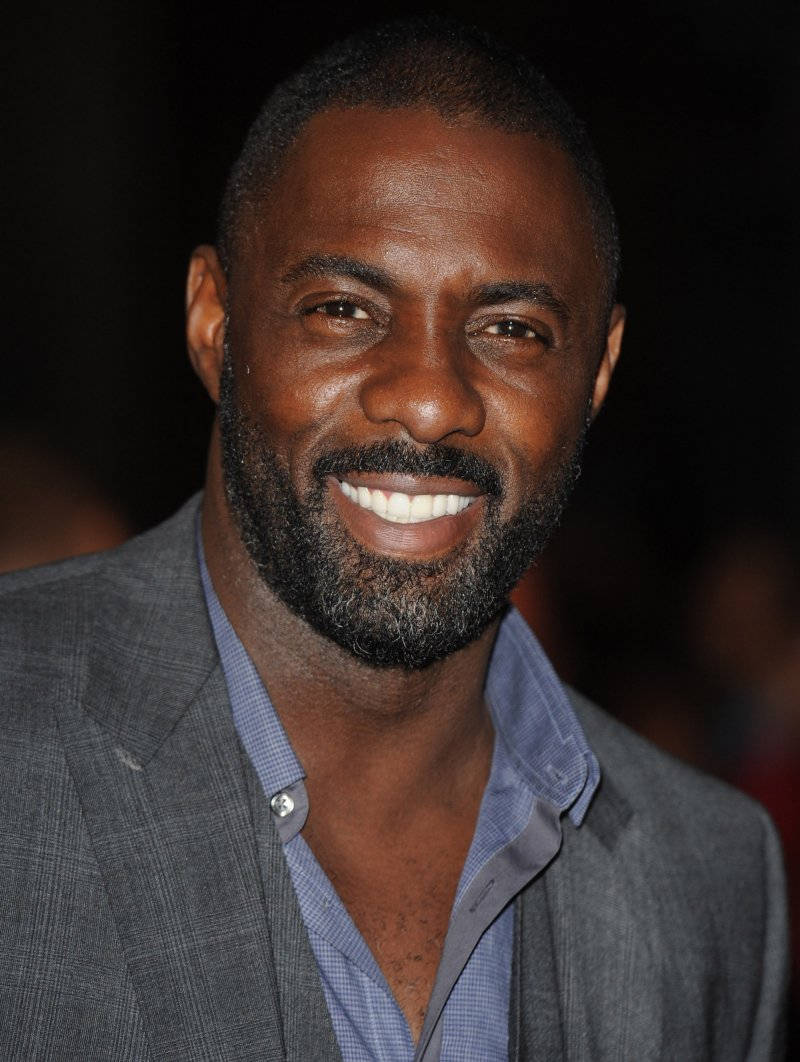 Idris Elba Smiling