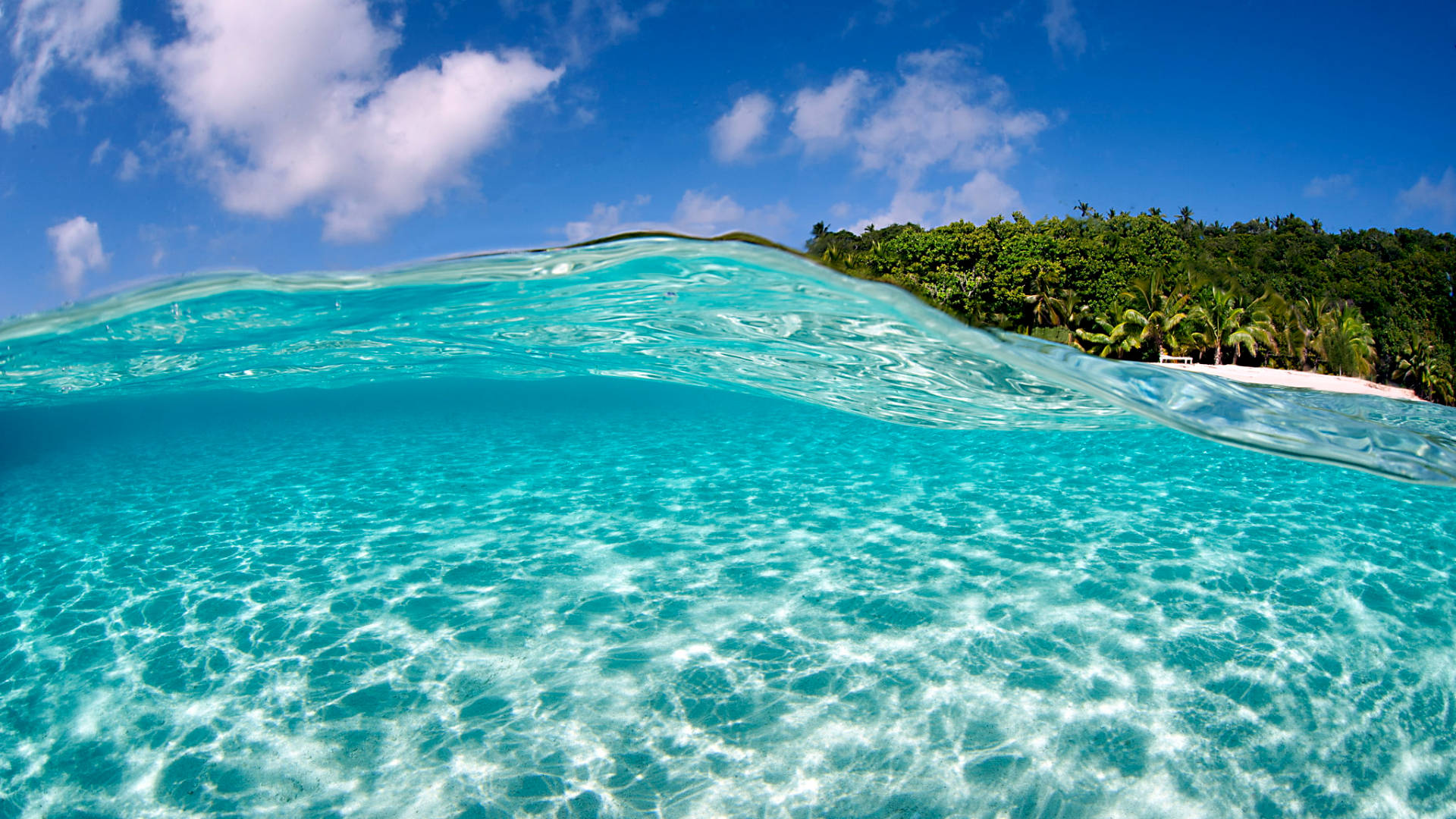 Idyllic Ocean Sunset In Tonga