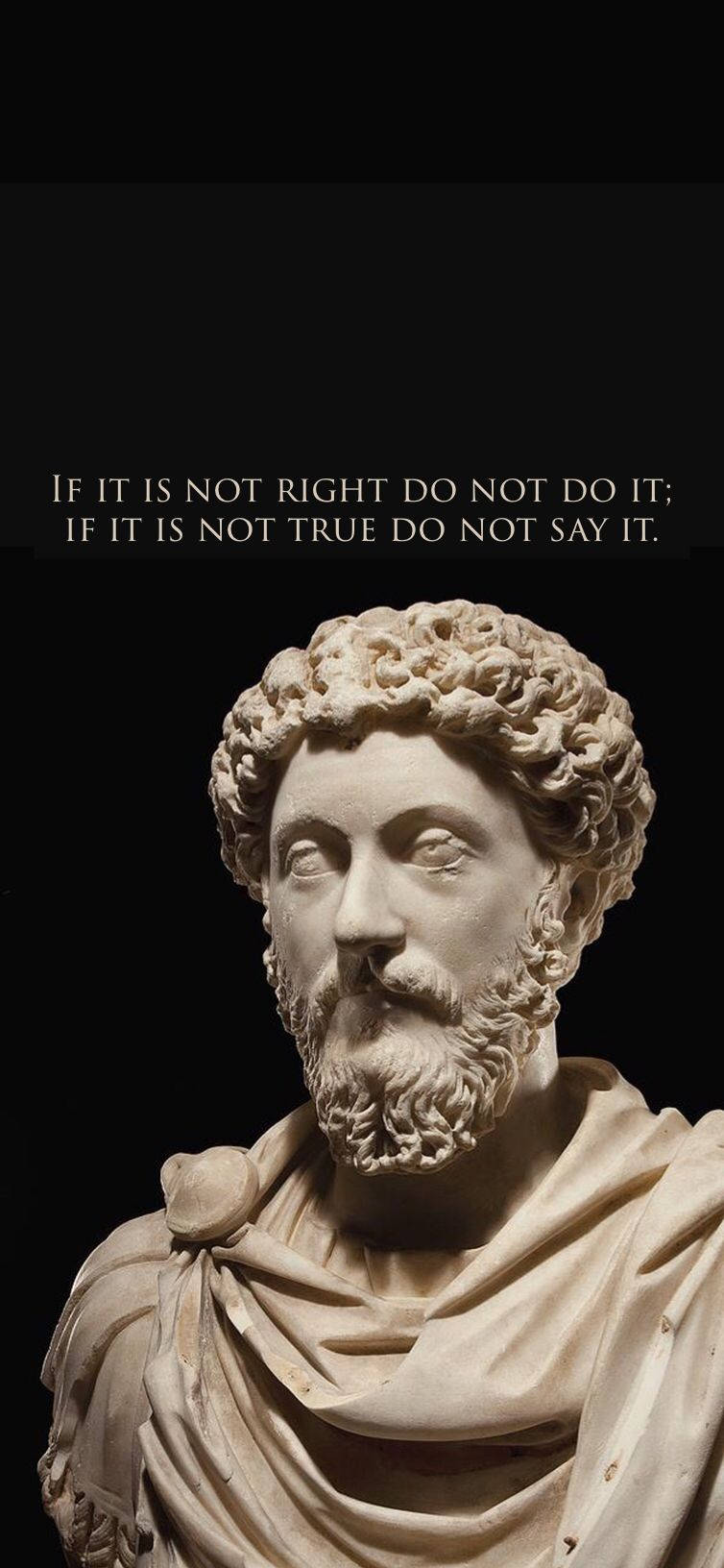 If It Is Not Right Stoicism Quote Background