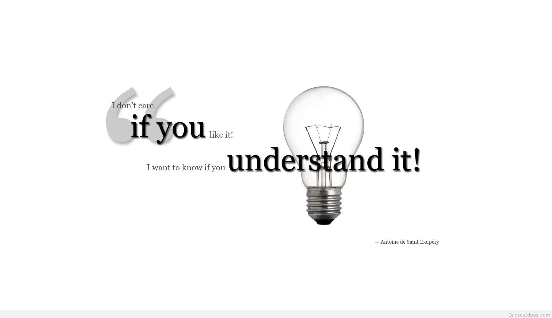 If You Can't Understand It, You Don't Understand It Background