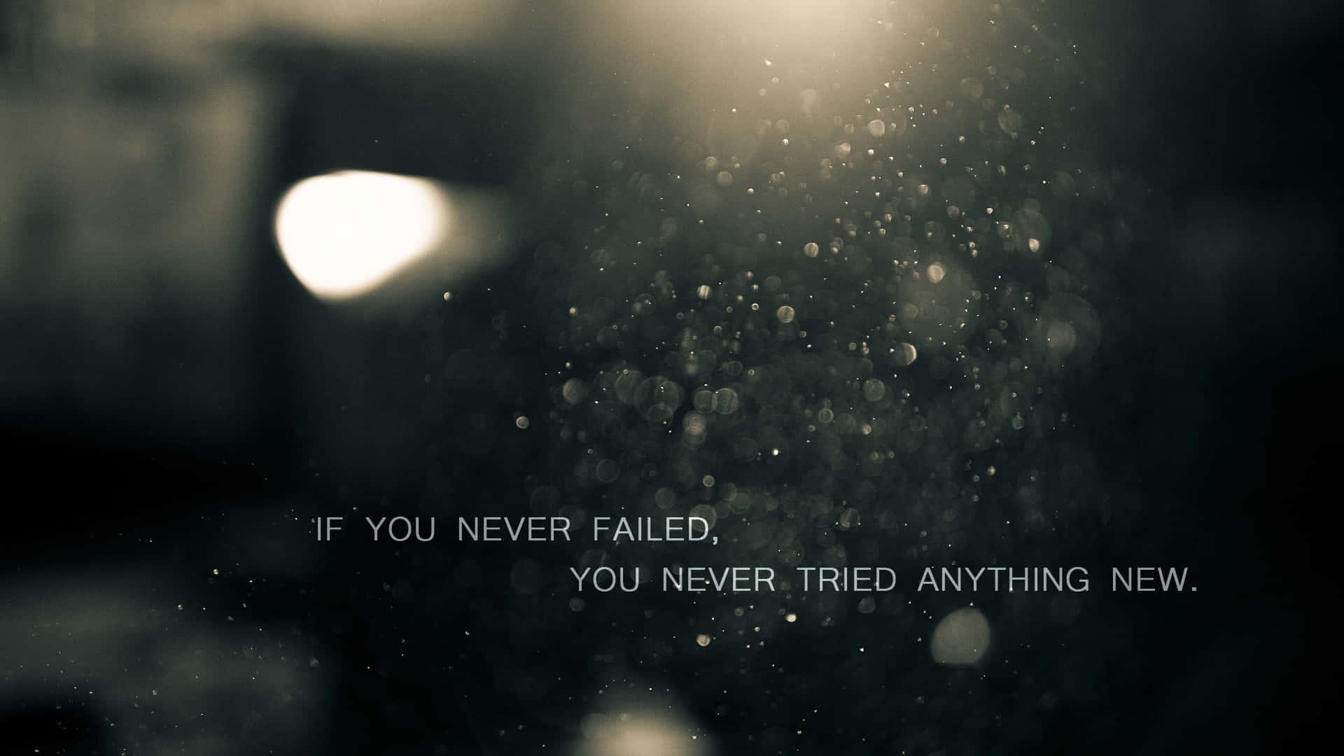 If You Never Failed You Never Tried Anything New Background