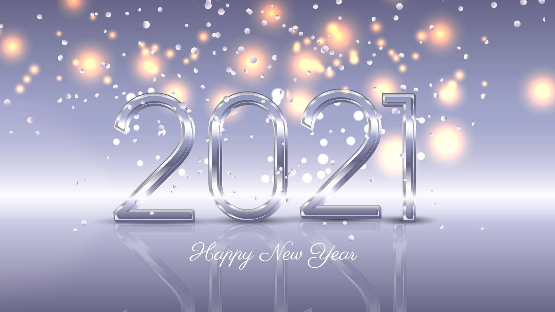 Ignite A New Start With Sparkling Happy New Year 2021 Background