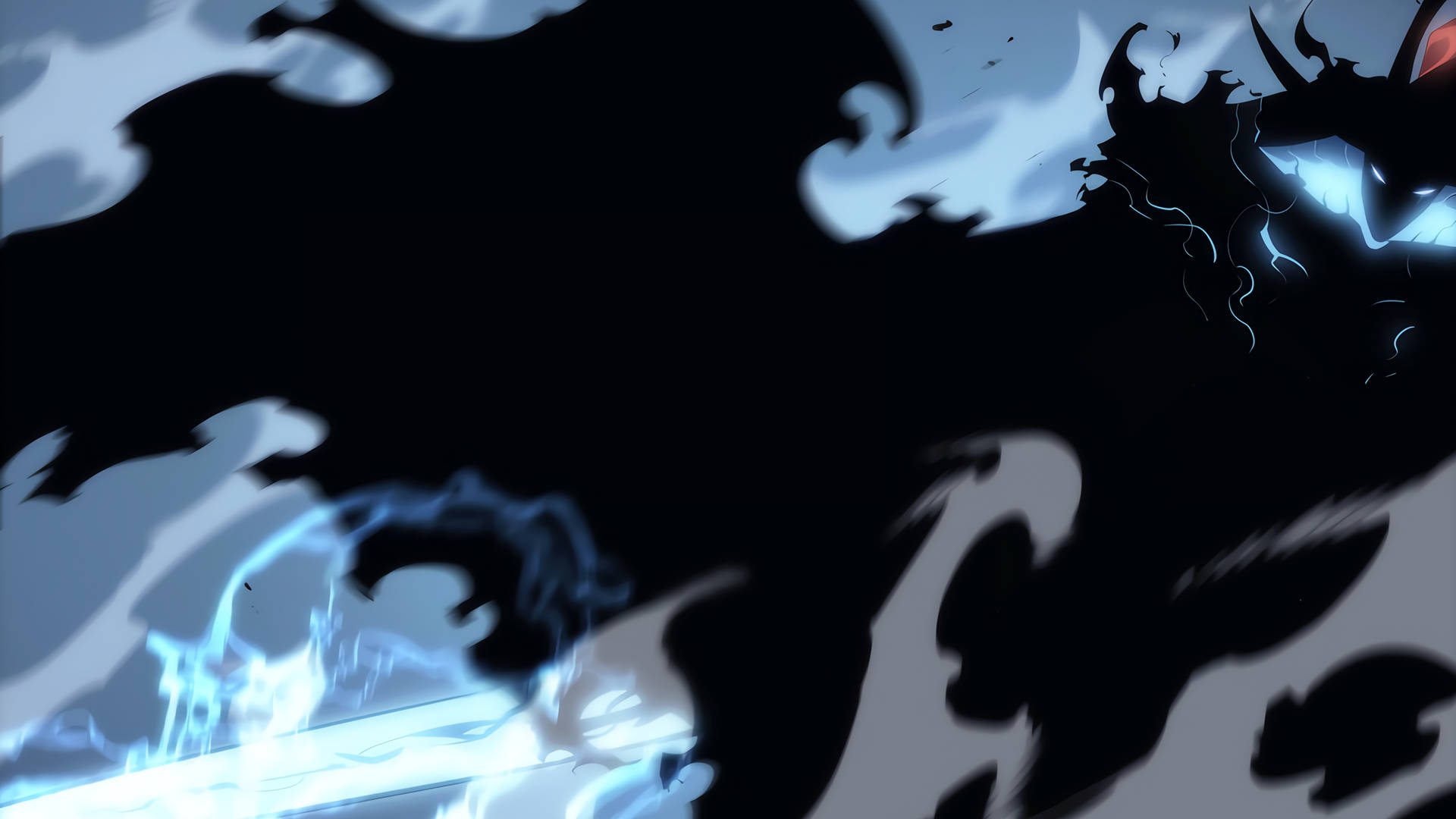 Igris Dark Shadow Solo Leveling 4k Background