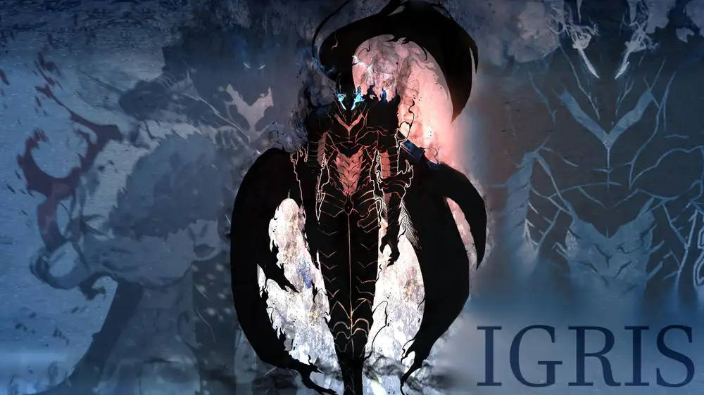 Igris Sung Jin Woo's Shadow Soldier Background