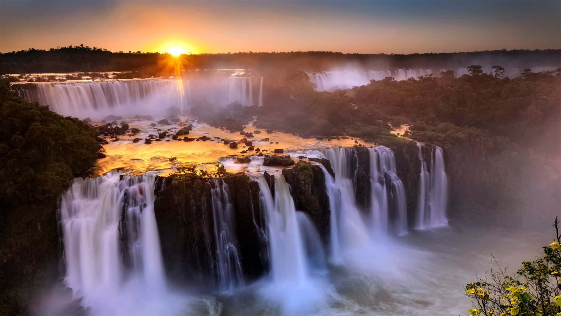 Iguazu Falls Sunset View