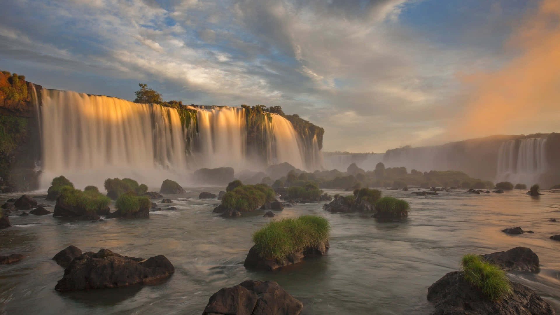 Iguazu Falls Towering Cliff