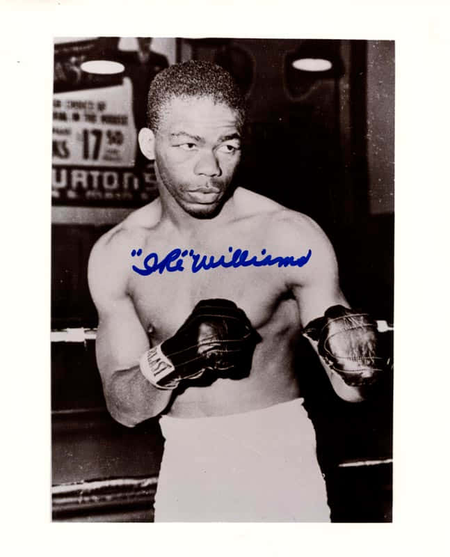 Ike Williams Marker Signature Background