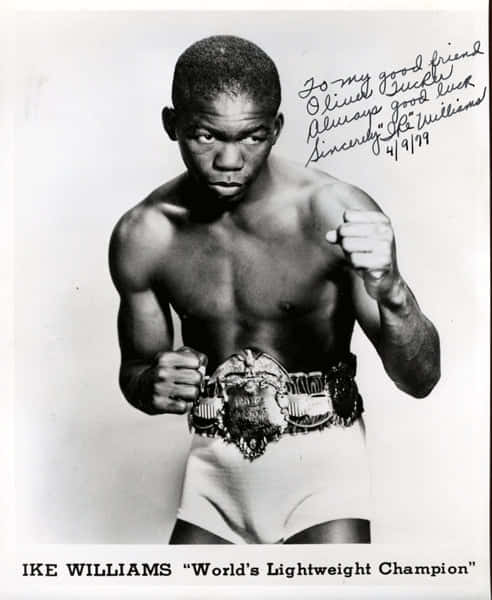 Ike Williams Personalized Signature Background