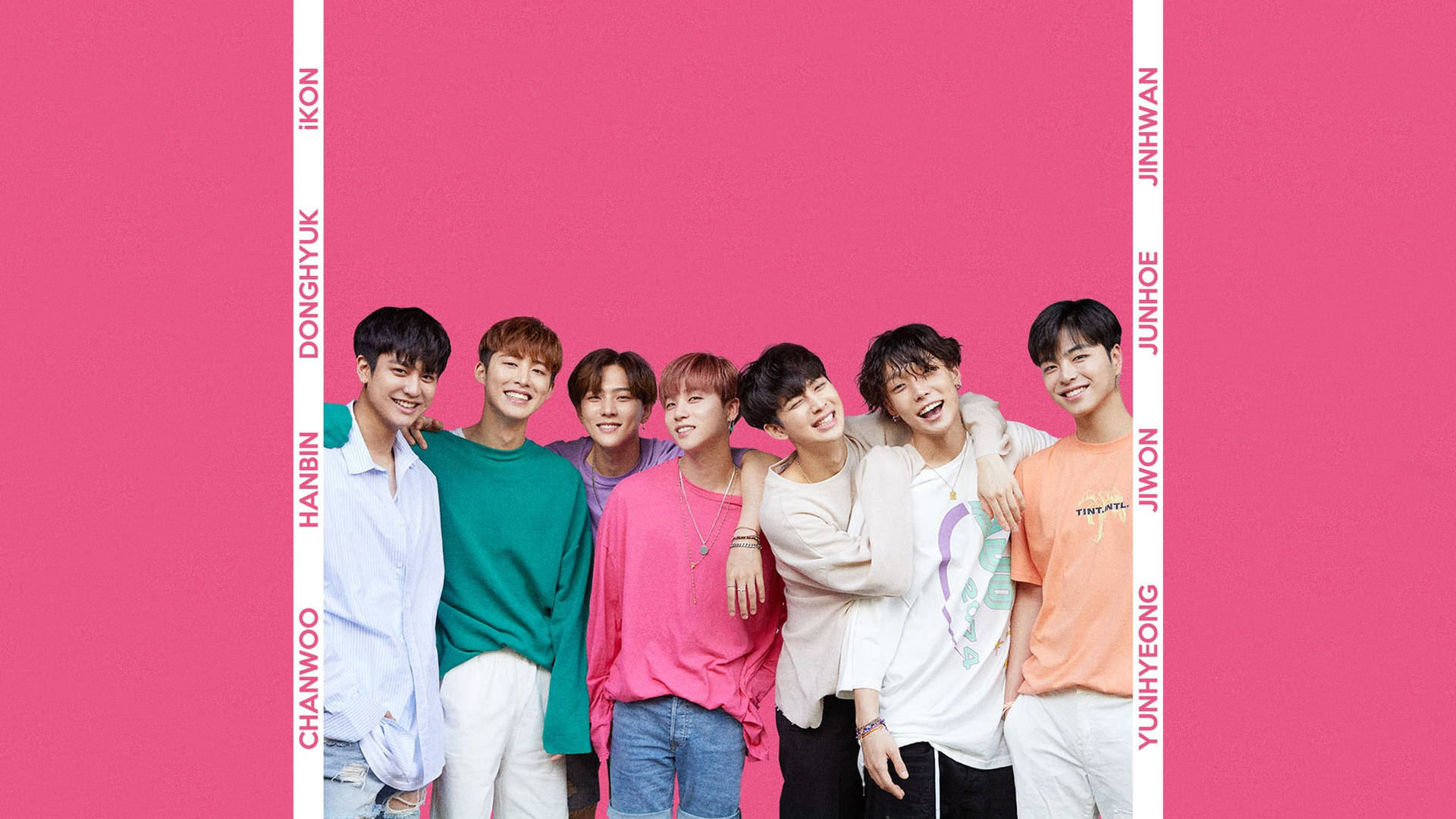 Ikon In Pink Background Background