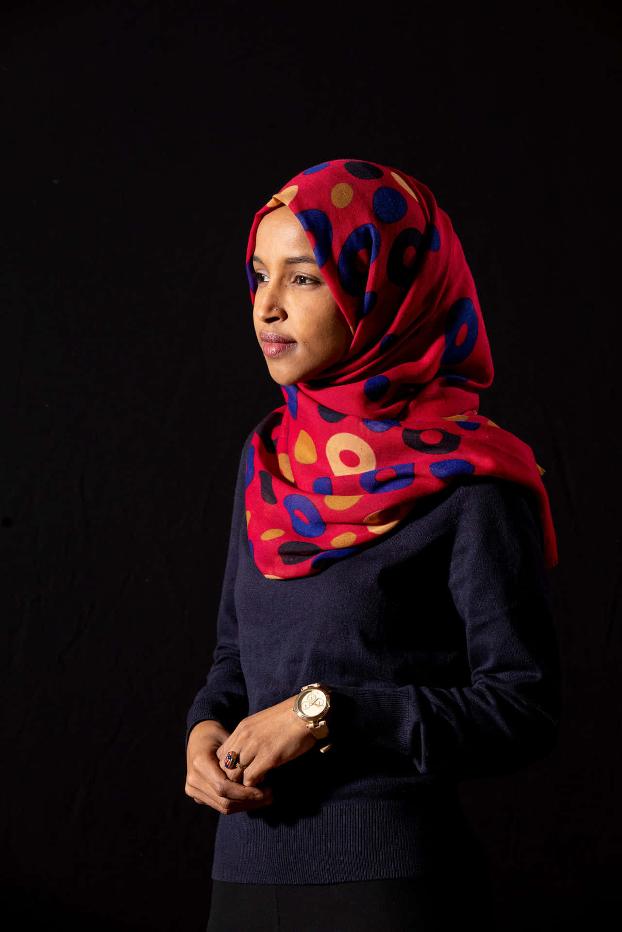 Ilhan Omar Portrait Background
