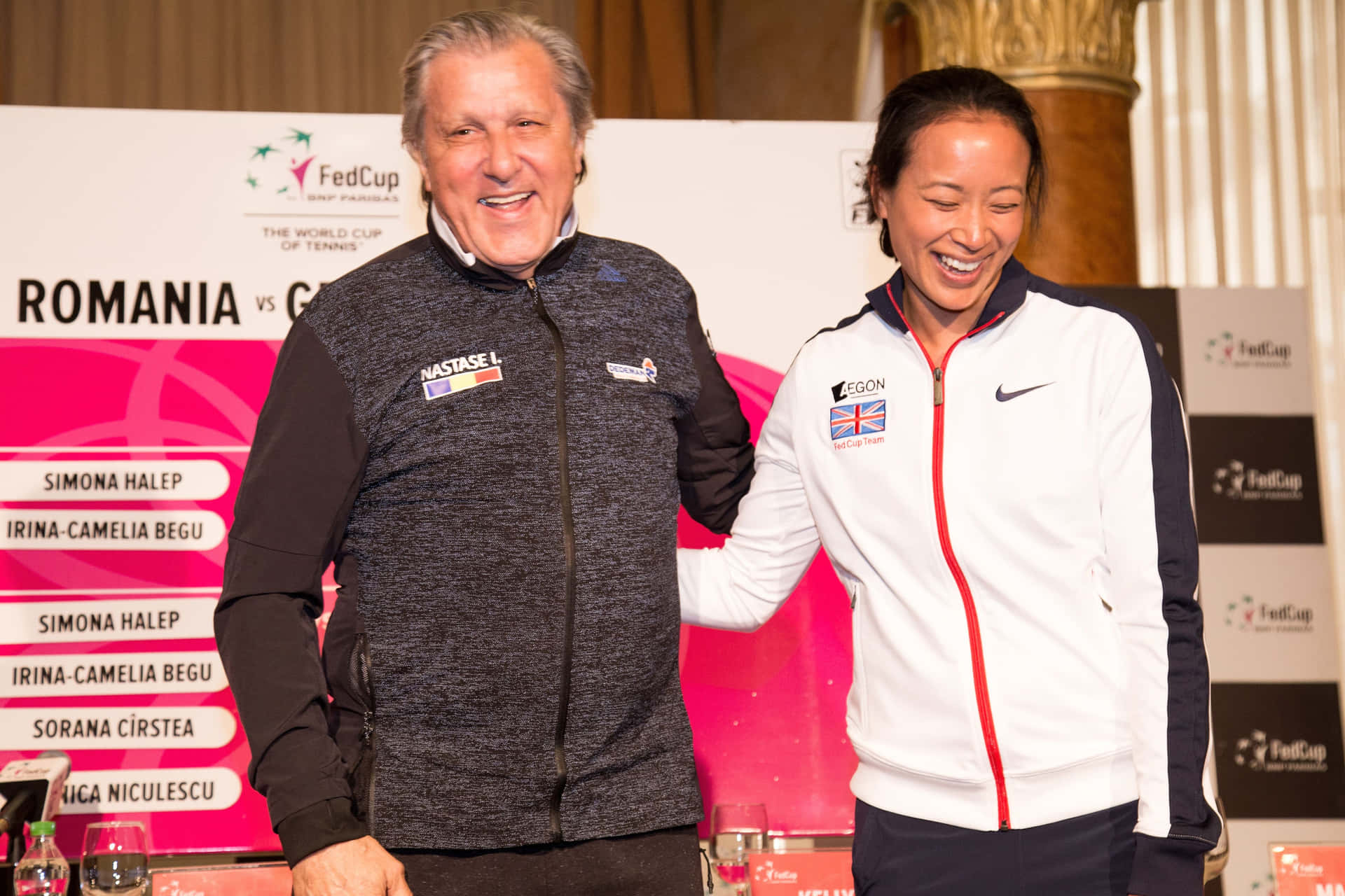 Ilie Năstase And Anne Keothavong Background