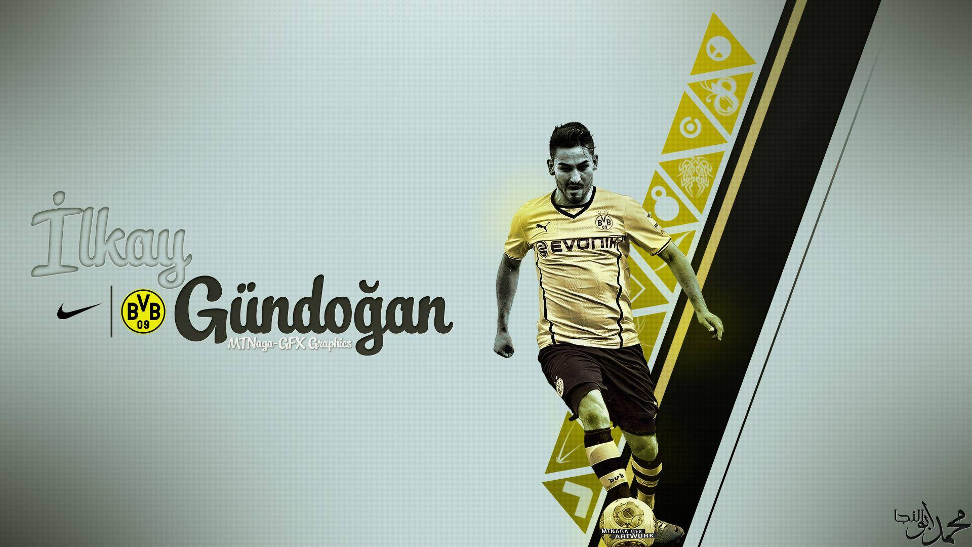 Ilkay Gundogan Photo And Name Background