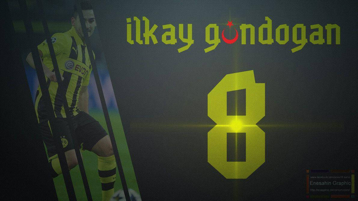 Ilkay Gundogan Photo With Jersey Number Background