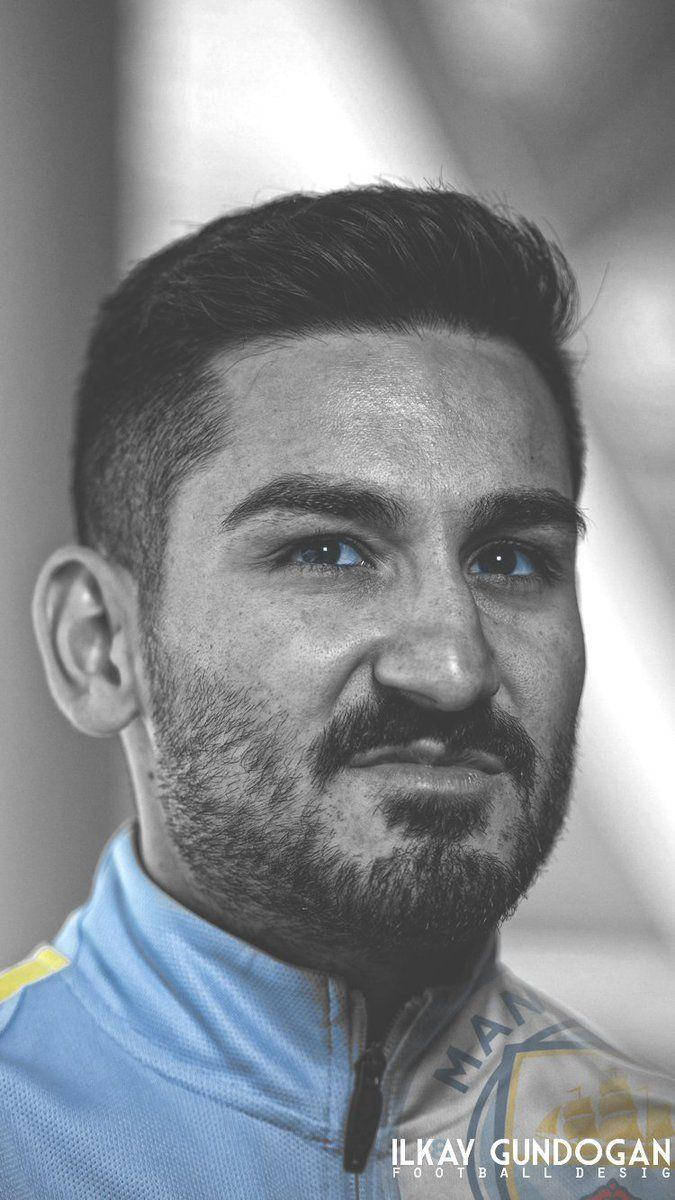 Ilkay Gundogan Selective Color Up-close Background