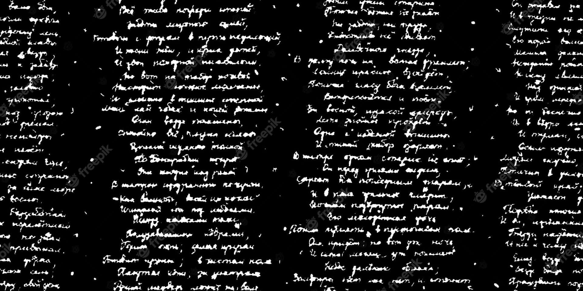 Illegible Blackboard Writing Background