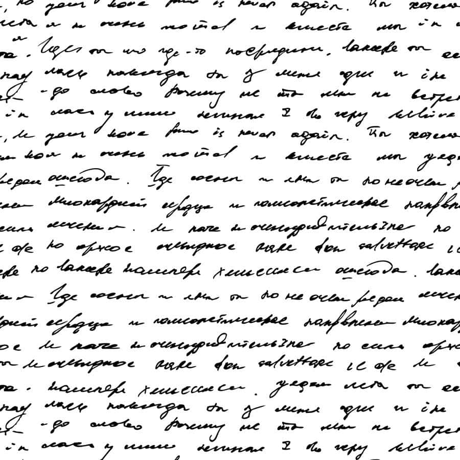 Illegible Calligraphy Background