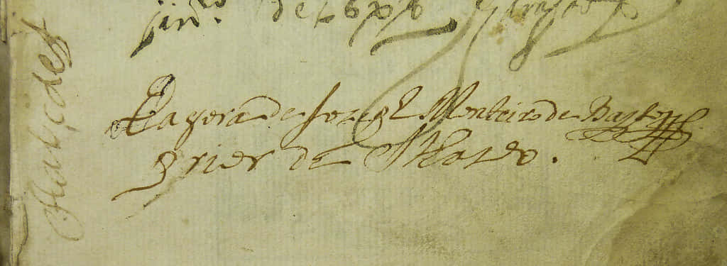 Illegible Footnote Background