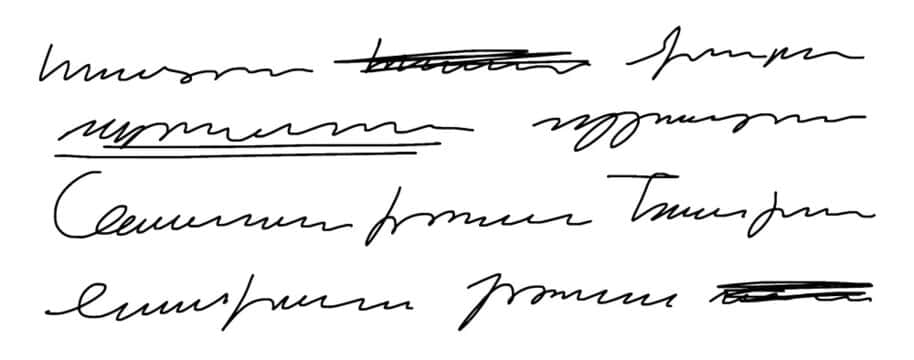 Illegible Grubby Notes Background