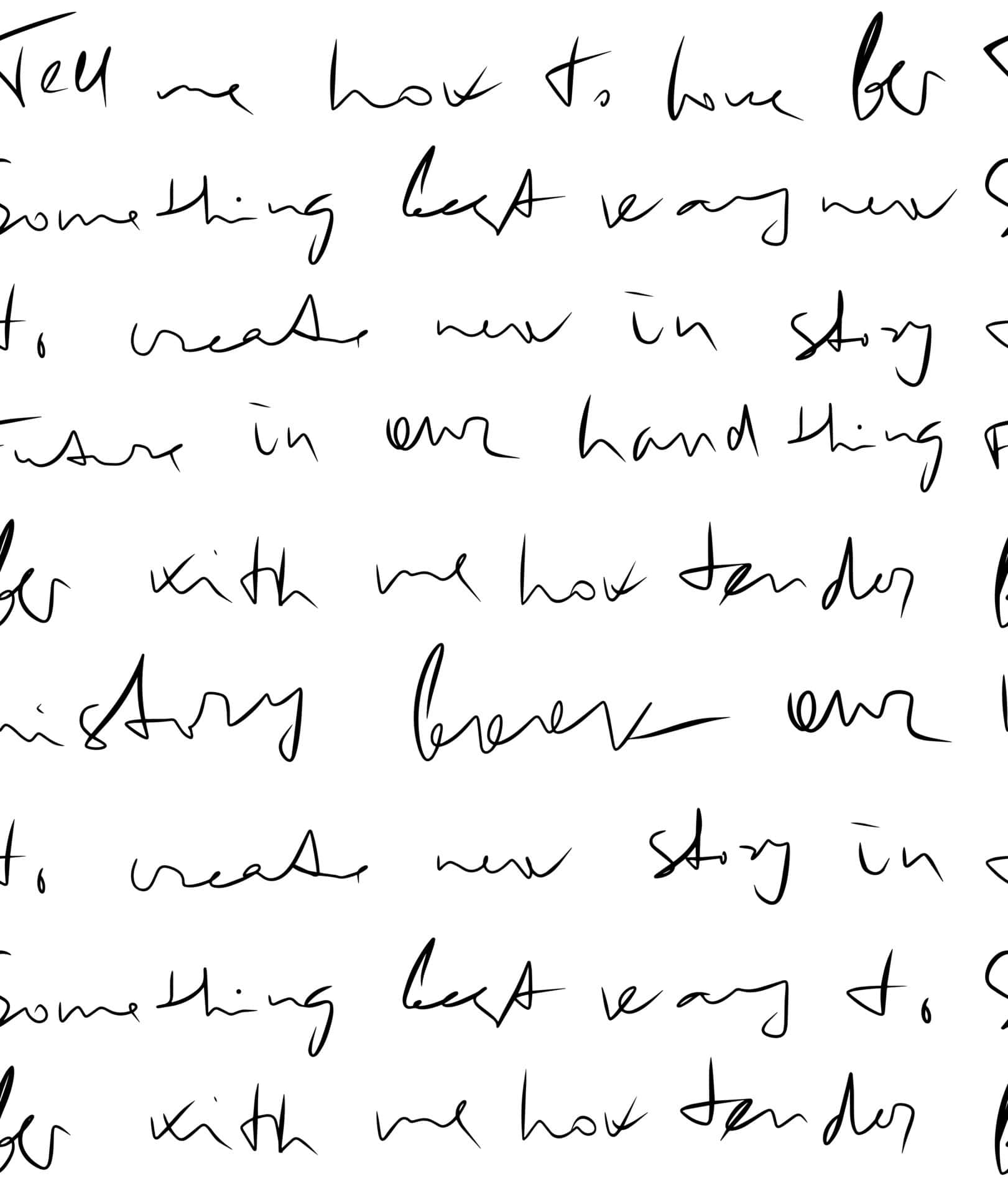 Illegible Letter Of A Lazy Writer Background