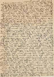 Illegible Penmanship Background