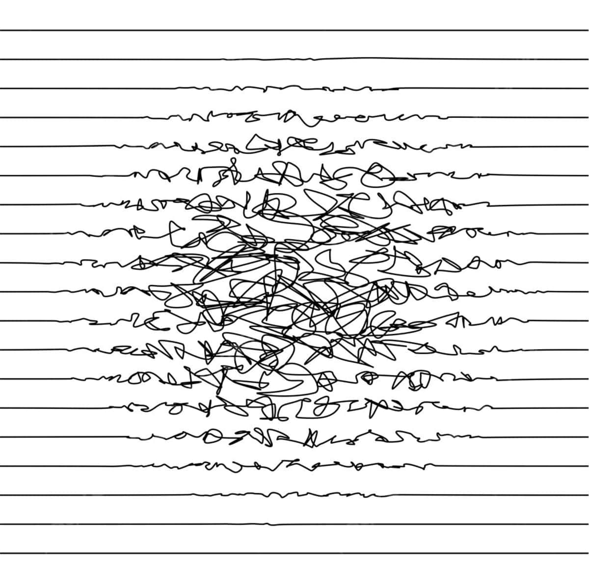 Illegible Scribbles Background