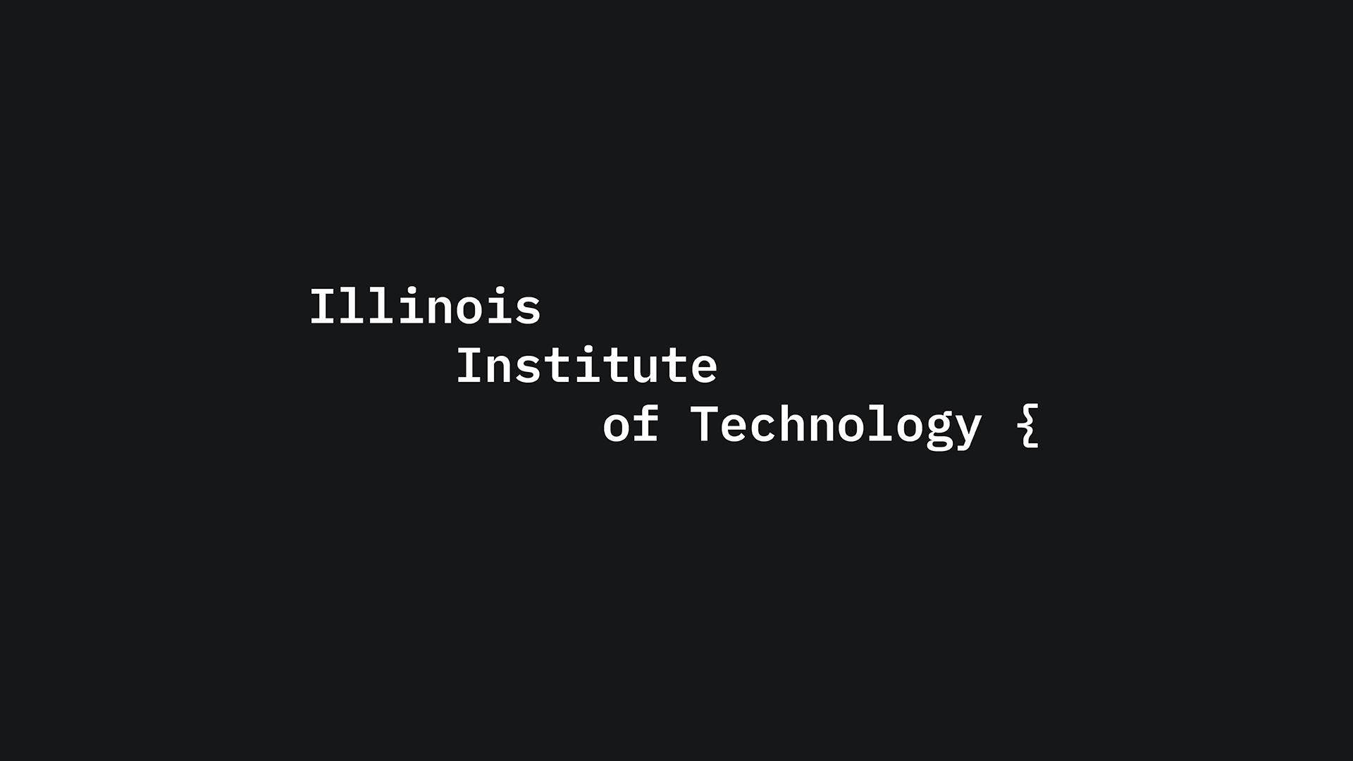 Illinois Institute Of Technology In Black Background