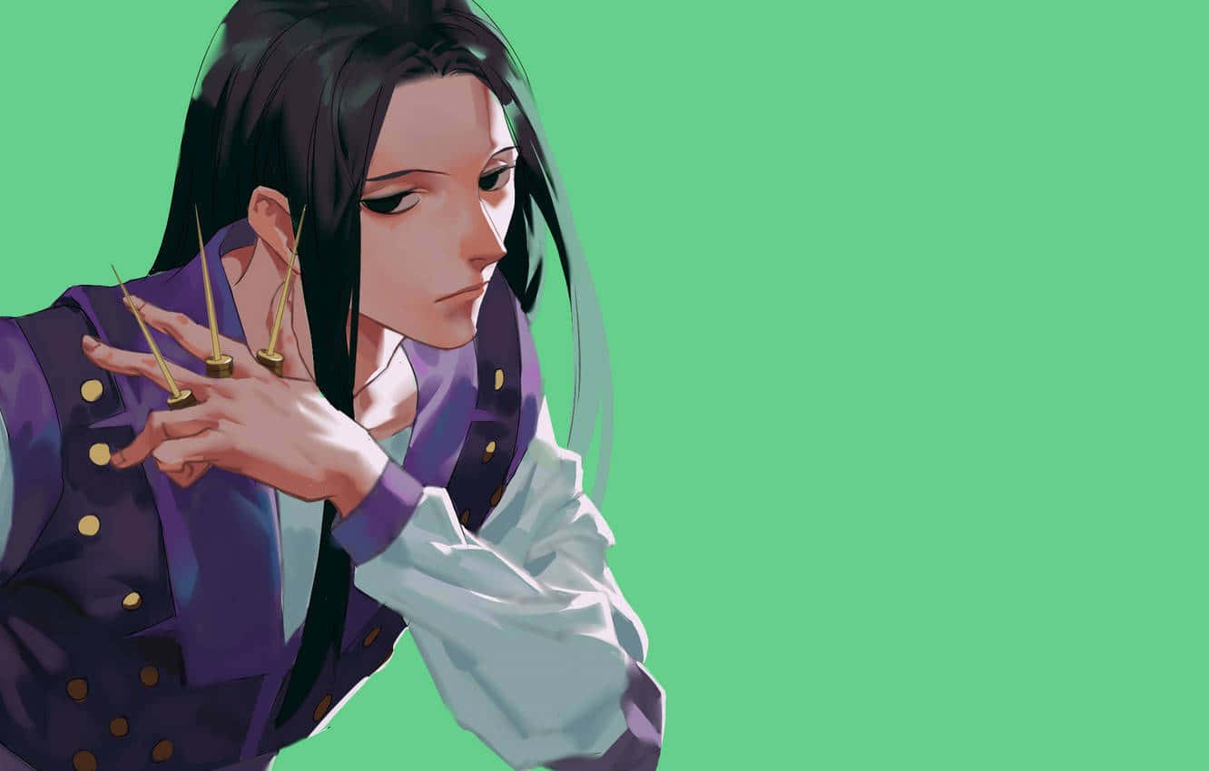 Illumi Zoldyck From The Anime Series Hunter X Hunter Background