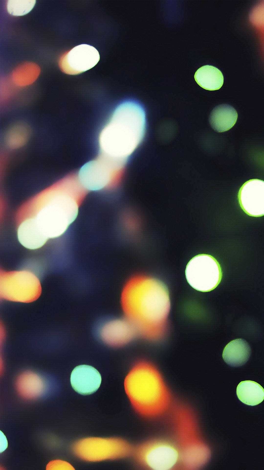 Illuminate The Holidays With This Festive Christmas Lights Iphone Wallpaper Background