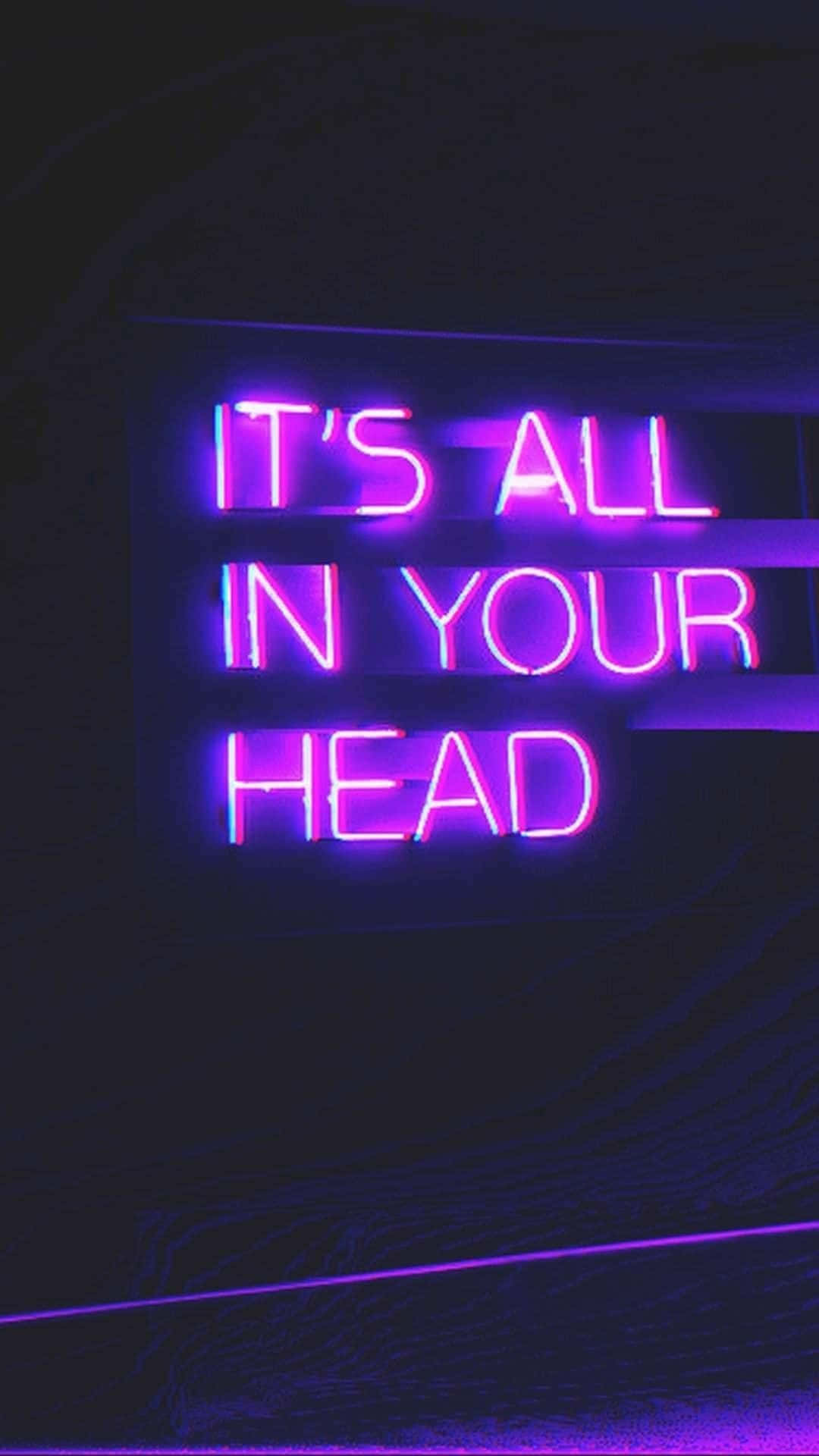 Illuminate The Night With Neon Lights Aesthetics Background
